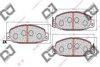 DJ PARTS BP1791 Brake Pad Set, disc brake